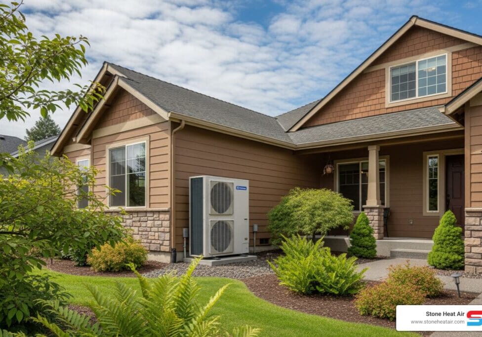 "What are the best companies for a new heat pump installation in Central Point?"